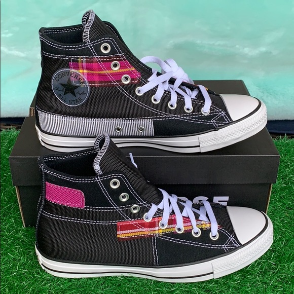 CONVERSE CTAS HI BLACK/WHITE/CACTUS MEN’S - Picture 6 of 16